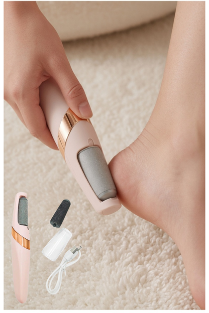Blushcare tr™ USB Şarjlı Ayak Bakım Seti. Topuk ve Nasır Temizleyici